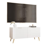 TV-LOWBOARD ANGEL Weiß stehend mit LED-Beleuchtung 100 cm - Weiß, Holzwerkstoff (100/49/40cm) - Idohome