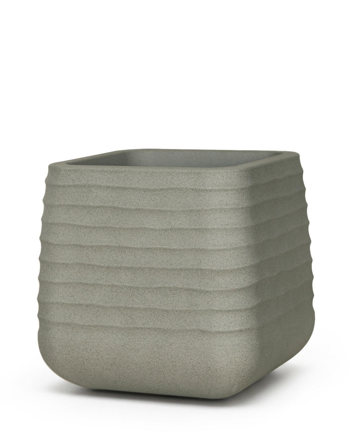 BLUMENTOPF Grau ERBA M 38x38x37 cm - Grau, Kunststoff (37cm) - Mazovia