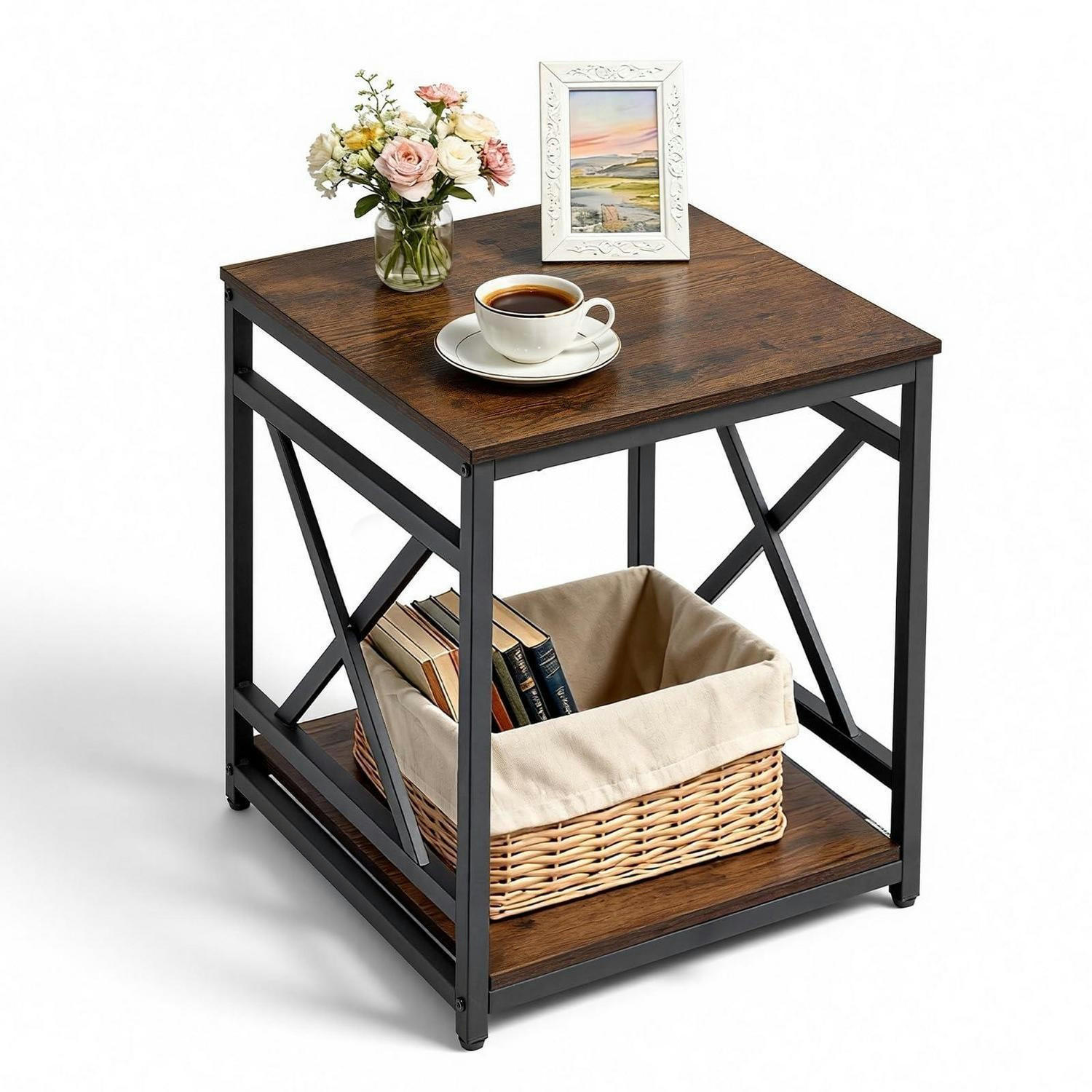 XXXLutz Beistelltisch Braun 45.7x51x45.7 cm