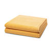 DUSCHTUCH Sensual Skin 2er-Set - Gelb, Textil (75/140cm) - Ross