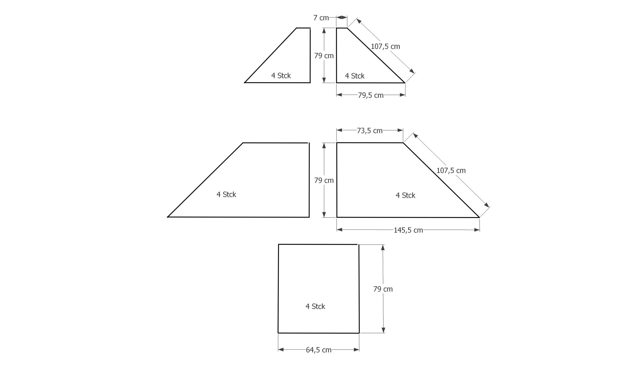 ERSATZDACH Hardtop Pavillon 3x3,6m plus 1 Rolle Filterband und 1 Rolle NON-Filterband - Transparent/Braun, Kunststoff (300/263/360cm) - QUICK STAR