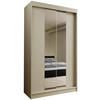 SCHWEBETÜRENSCHRANK LUCENZA 120/216/61 cm 2-türig mit Spiegel Kaschmir - Kaschmir, Holzwerkstoff (120/216/61cm) - MASSENO