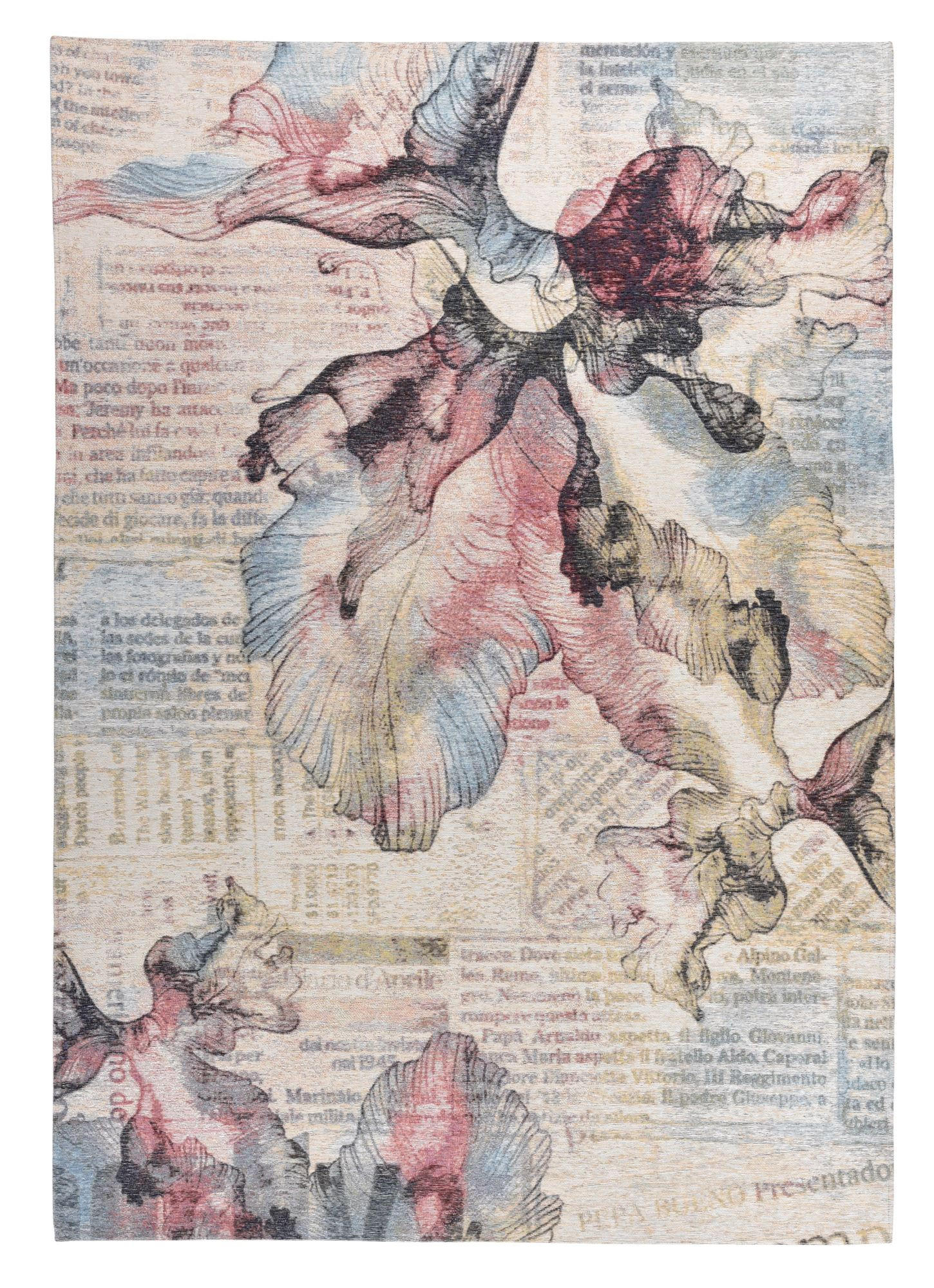 FLACHWEBETEPPICH Cosima 80x160 cm - Multicolor, Textil (80/160cm) - Gino Falcone