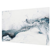 FOTOTAPETE 152x104 cm - Abstrakte Eleganz - Weiß, Textil (152/104cm) - Wallfluent