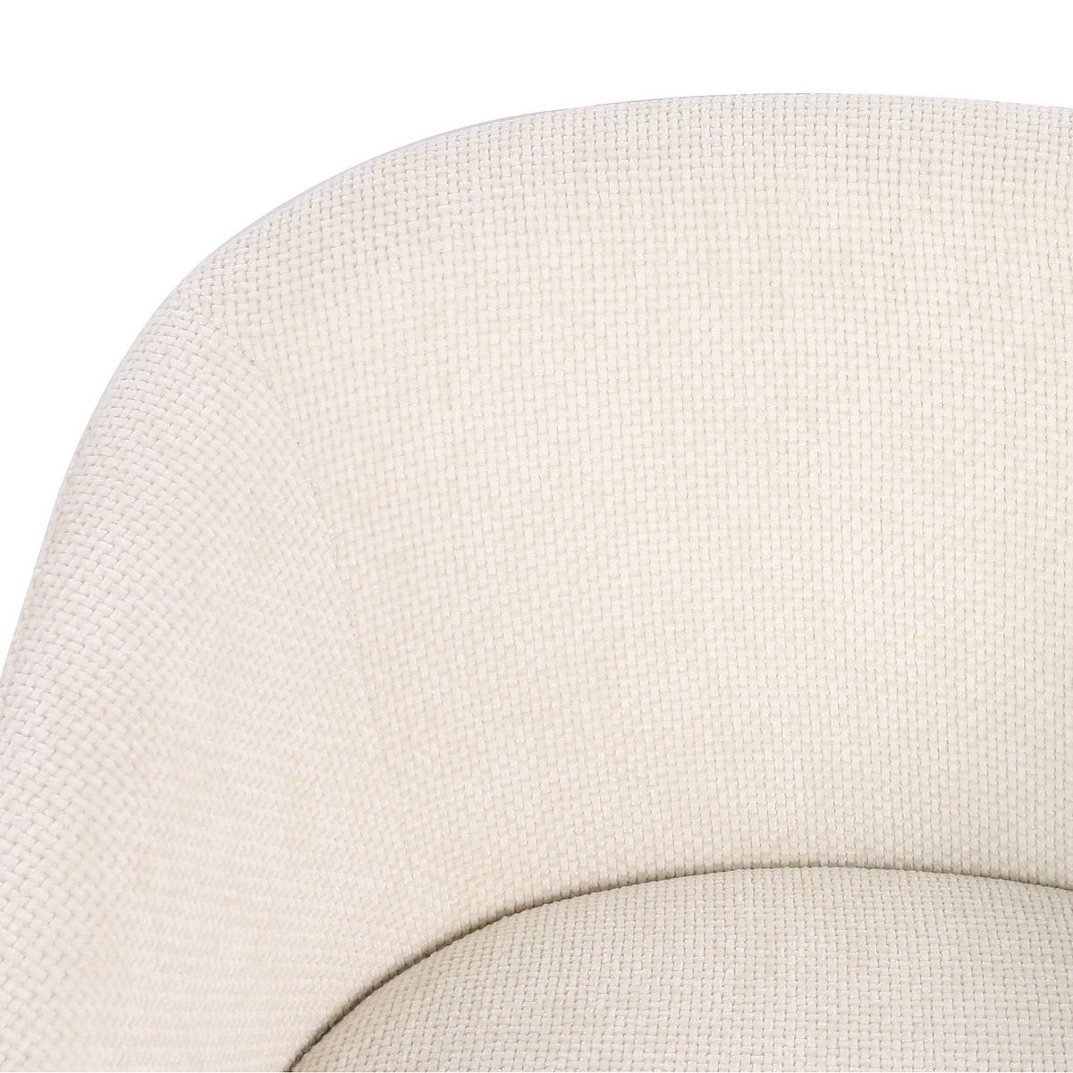 HOME24 Polsterstuhl STENSVED - Beige/Schwarz, Textil/Metall (60/77/59cm) - home24