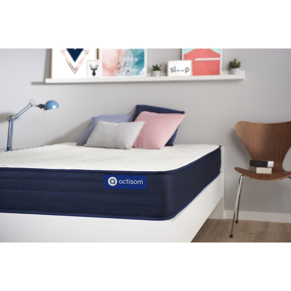MATRATZE Actimemo life Memory-Schaum 80 x 190 cm h4 - Weiß, Textil (80/190cm) - ACTISOM