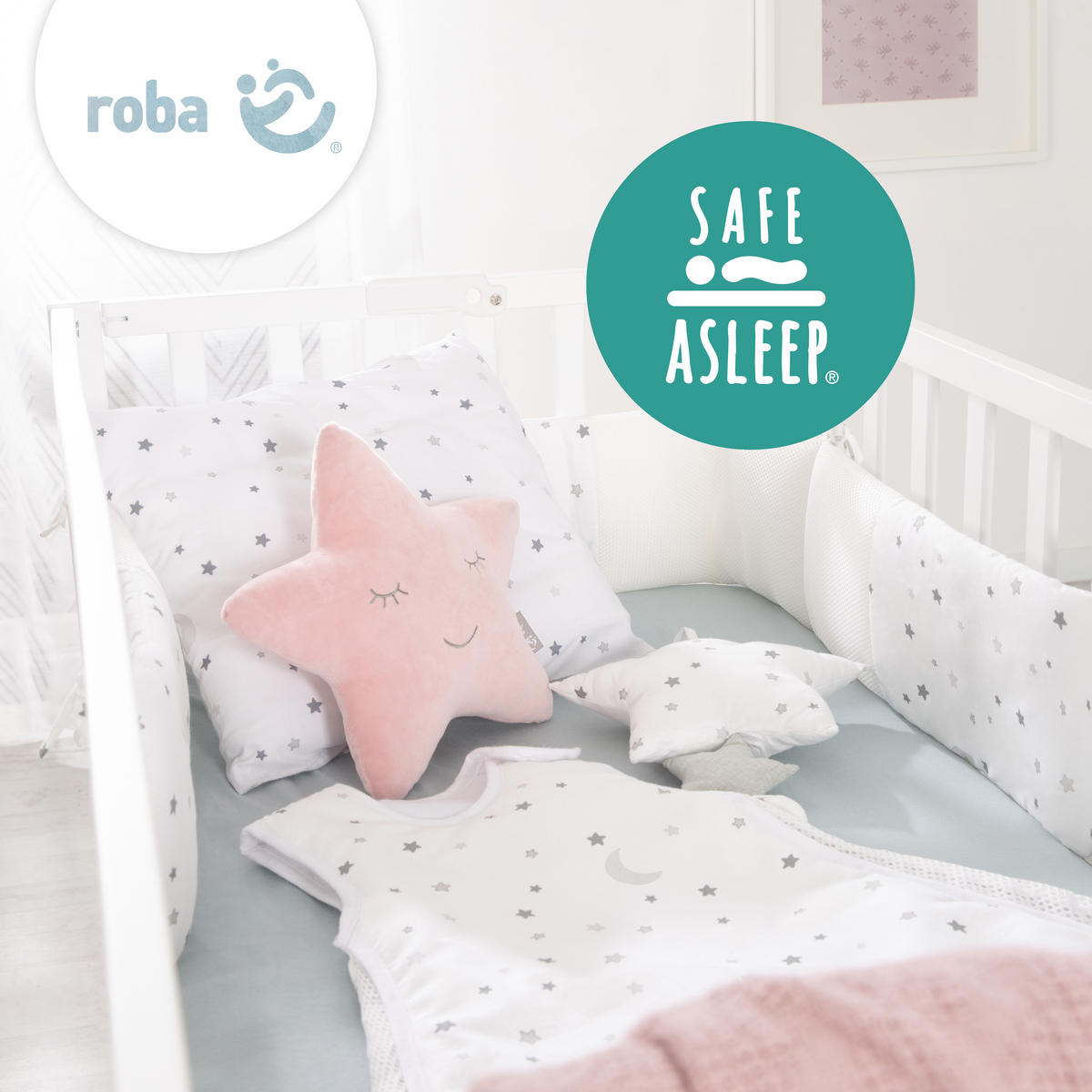 BABYBETTMATRATZE Comfort Air Roll 60 x 120 cm - Weiß, Textil (120/60cm) - Roba