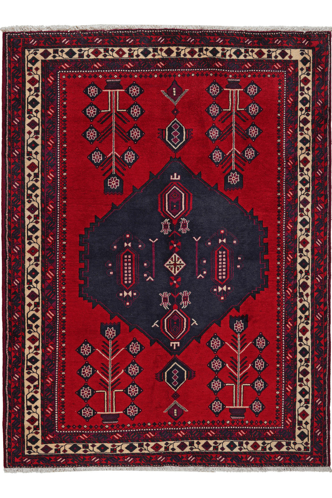 Looma Orientteppich Rot 156x212 cm