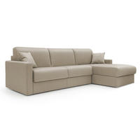 ECKSOFA LINKS Chris - Beige, Textil (268/96cm) - Divani.store