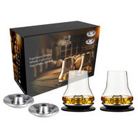 GESCHENKSET Experience Whisky Gläser mit Kühlsockel - Grau, Glas (0.4L) - PEUGEOT