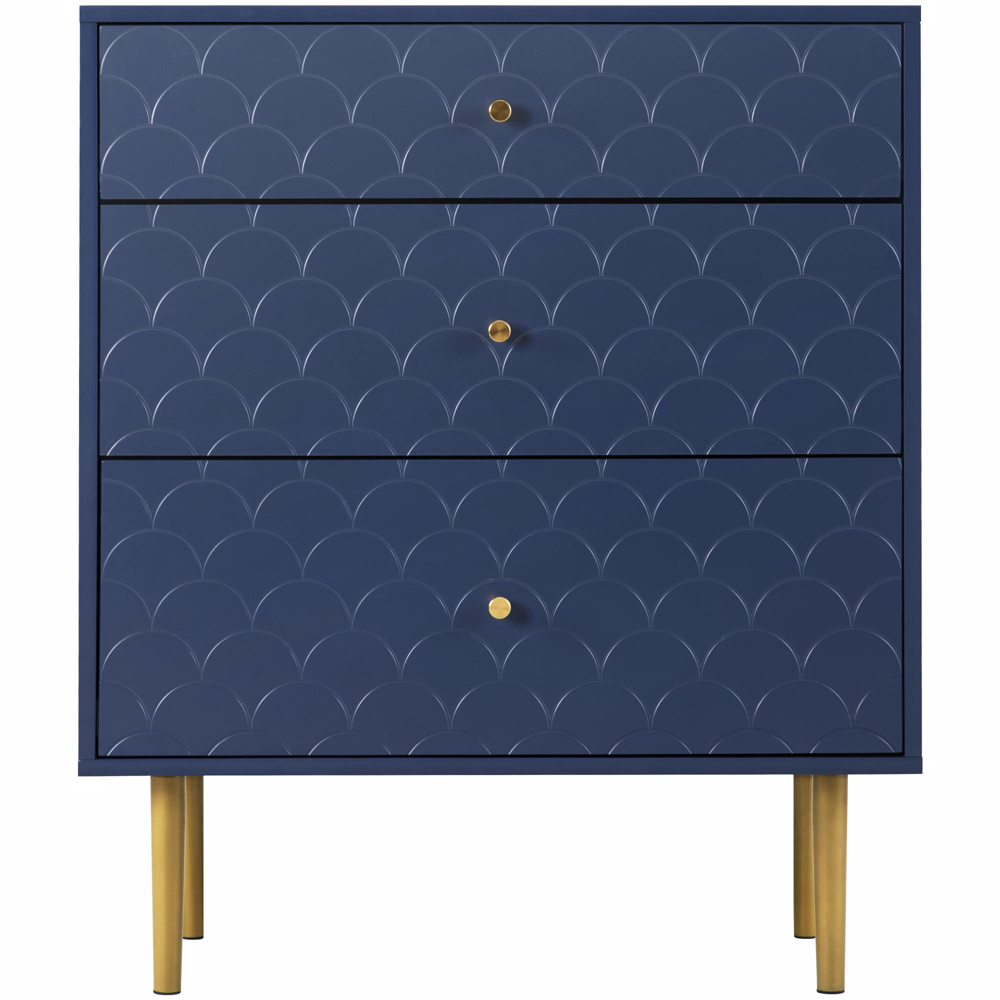 Pangivo Schubladenkommode Dunkelblau 75x89x40 cm