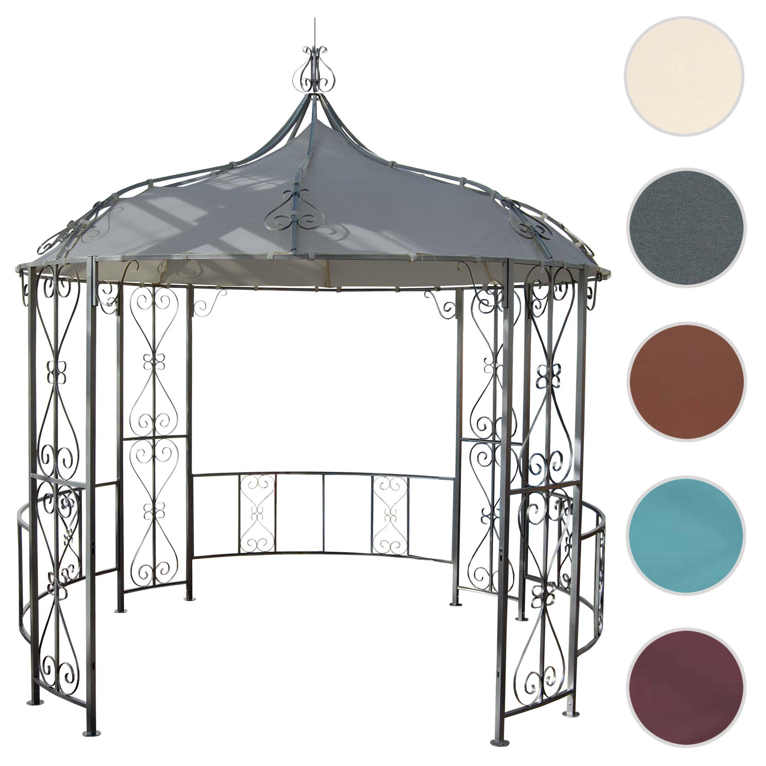 Thumbnail - MCW Pergola, Hellgrau, Metall, 296x330x293 cm, Sonnen- & Sichtschutz, Pavillons & Pergolas, Pergolas