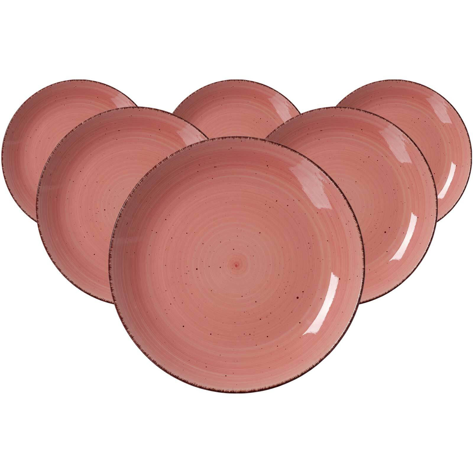 SPEISETELLER Happy rot ø 27 cm 6er Set - Rot, Keramik (27cm) - Ritzenhoff Breker