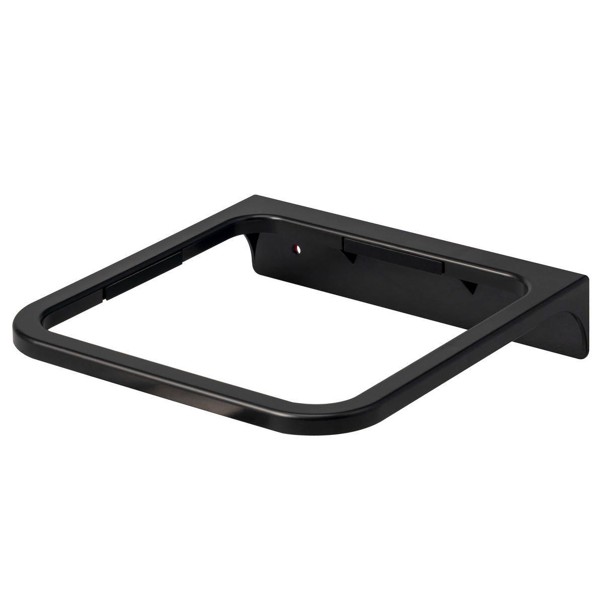 WANDHALTERUNG SAVONA, schwarz - Schwarz, Kunststoff (21/4.5/21cm) - bremermann