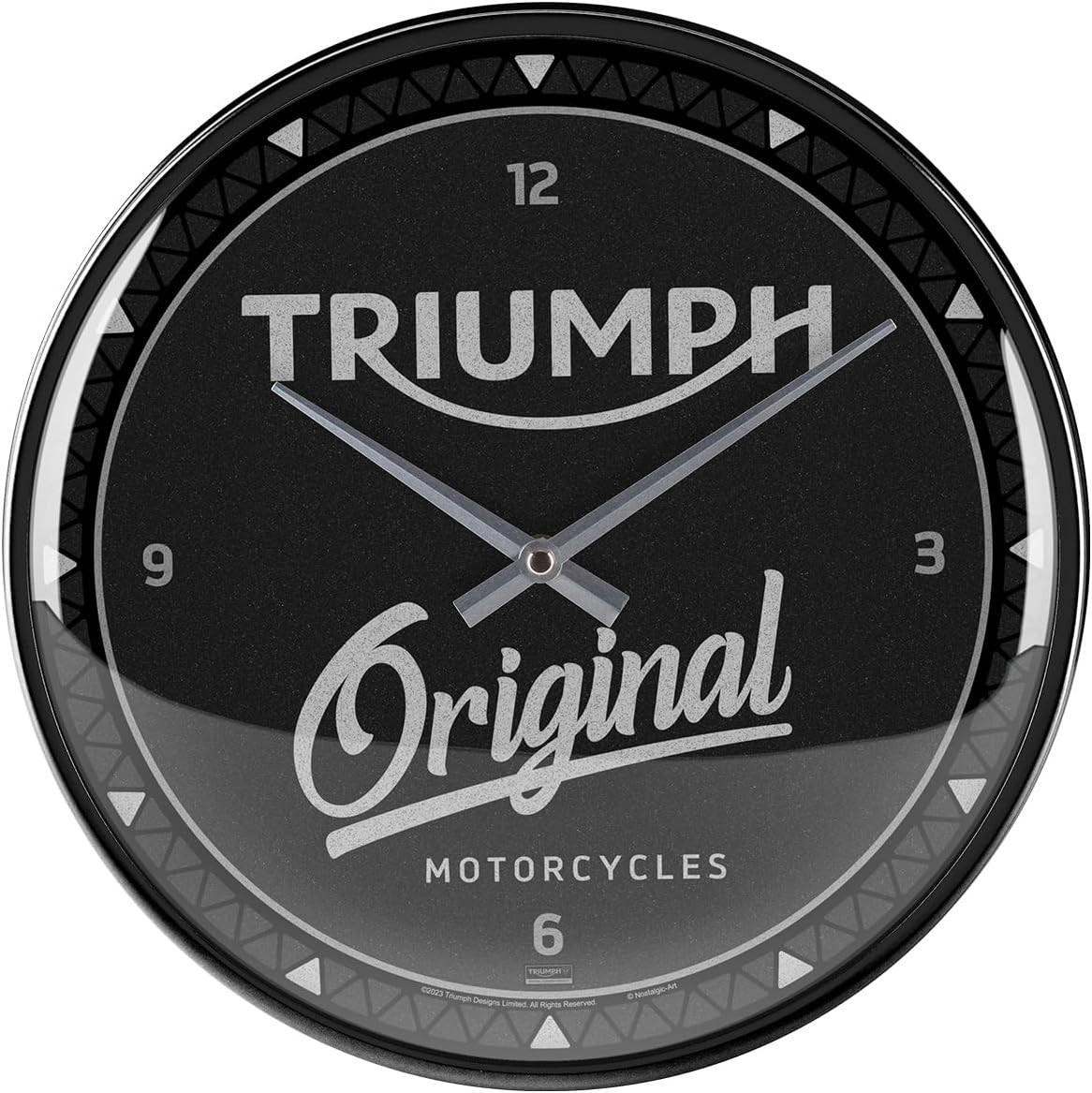 WANDUHR 31 cm Triumph Original black - Multicolor, Metall (31/31/5cm) - Nostalgic-Art