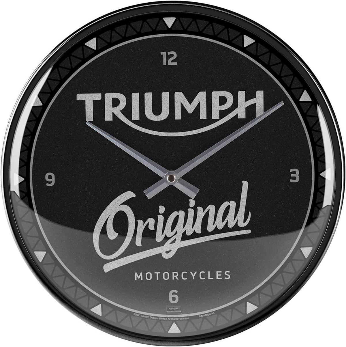 WANDUHR 31 cm Triumph Original black - Multicolor, Metall (31/31/5cm) - Nostalgic-Art