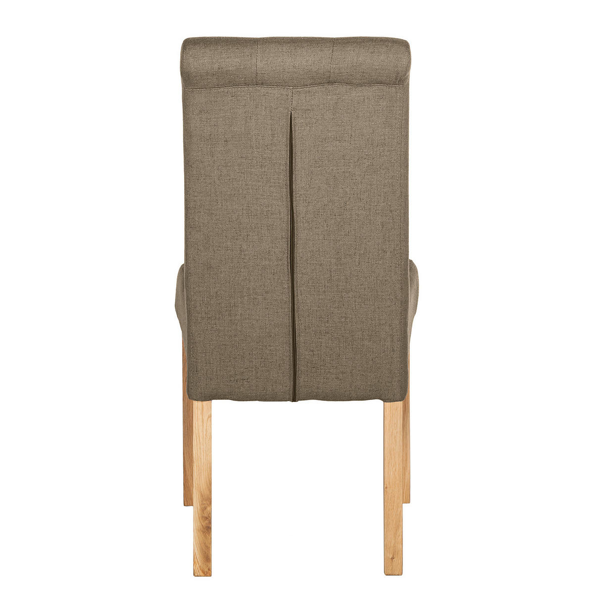POLSTERSTUHL - Webstoff / Massivholz - Cappuccino, Holz/Textil (45/95/60cm) - home24