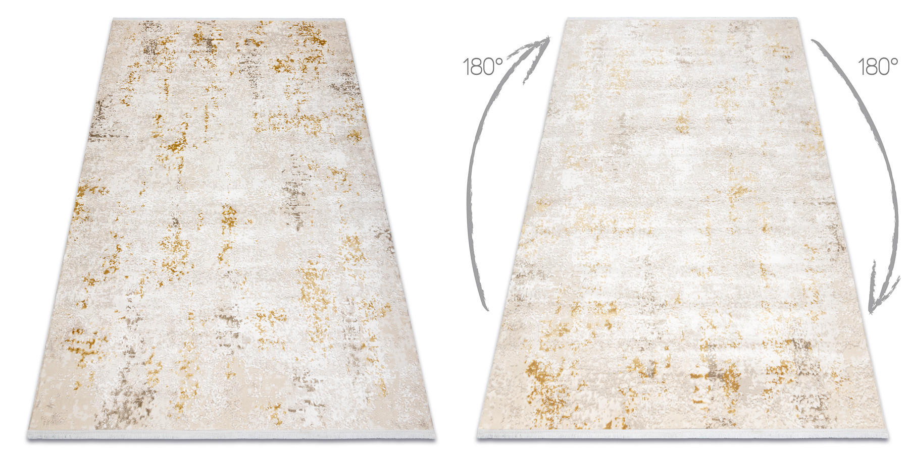 TEPPICH Duke 120/170 cm - Creme, Textil (120/170cm) - rugsX