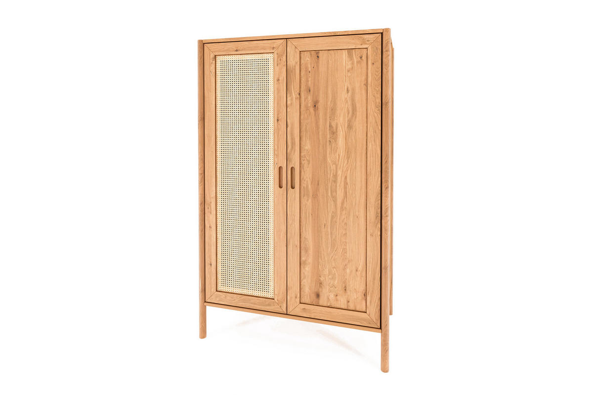 KLEIDERSCHRANK INA Wildeiche - Wildeiche, Holz (108/175/60cm) - byoak
