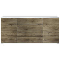 SIDEBOARD Rova Eiche Ribbeck - Alteiche, Holzwerkstoff (166.5/75.5/35cm) - Vladon
