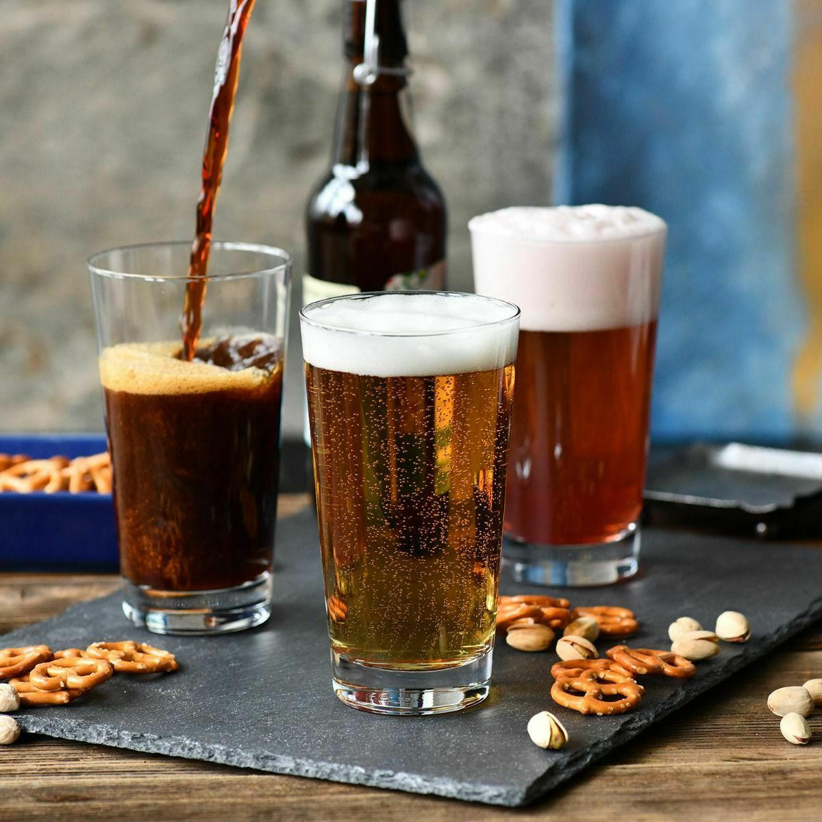 WEIZENBIER GLÄSER 6er-Set, 530 ml - Transparent, Glas (0.53L) - Krosno Glass