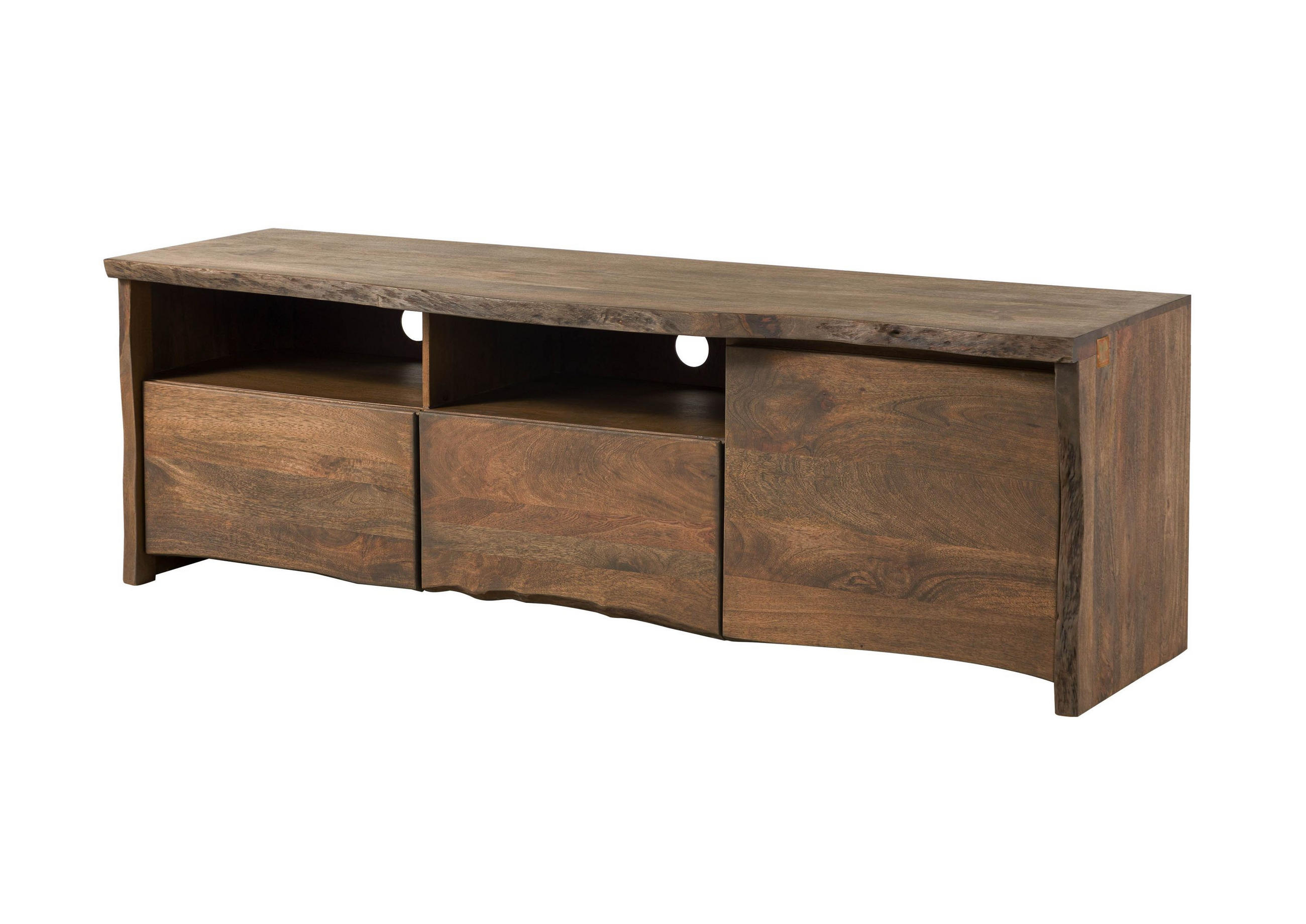 TV-BOARD Mango 178x48x58 braun geölt PURE MANGO #223 - Braun, Holz (178/58/48cm) - Massivmoebel24