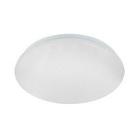 LED DECKENLEUCHTE Weiß mit RGB Farbwechsel - Weiß, Metall (25/25/9cm)