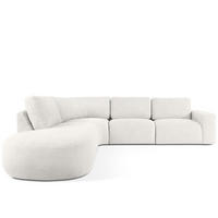 ECKSOFA LINKS ZUCCO, Ecru - Ecru, Holz/Holzwerkstoff (304/293cm) - KONSIMO®