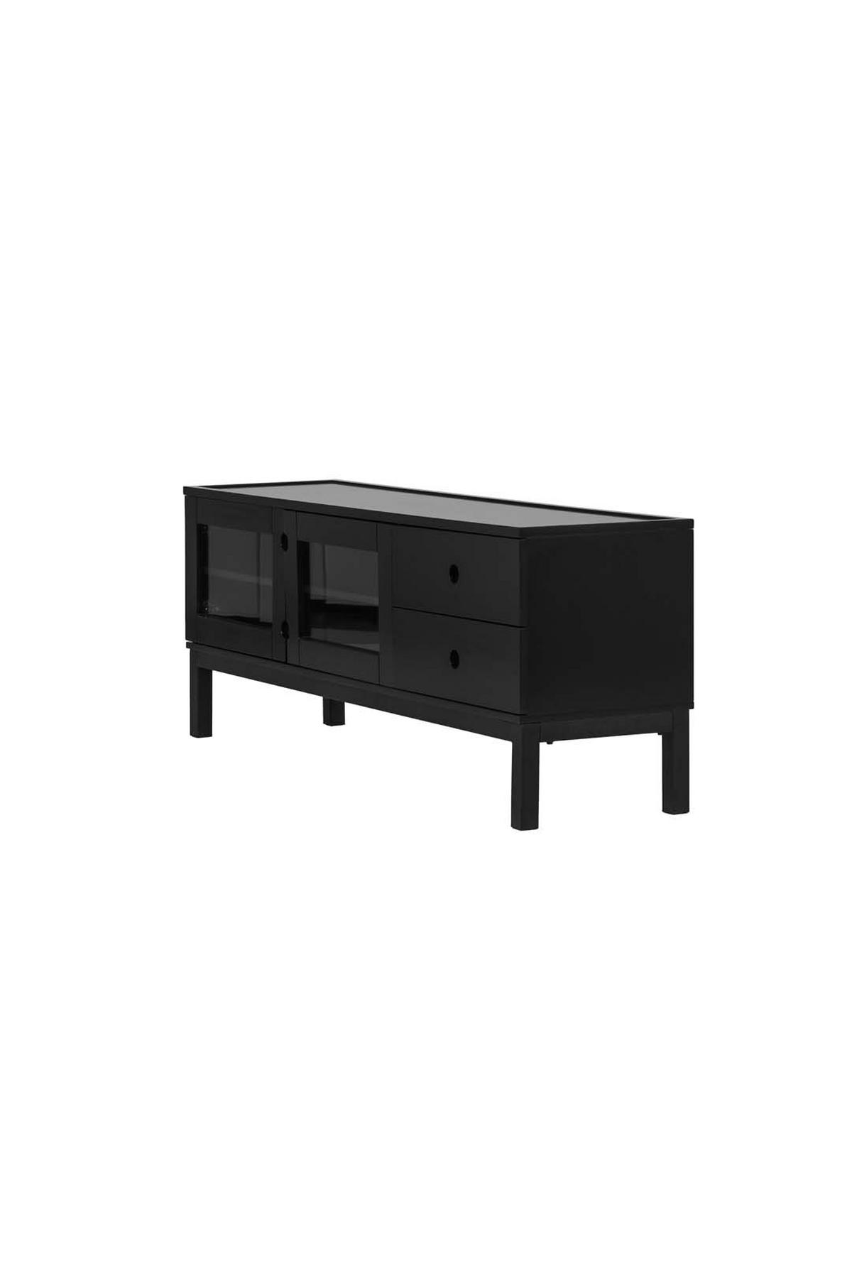 SIDEBOARD Schwarz - Schwarz, Holzwerkstoff (150/57/40cm) - ebuy24