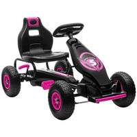 TRETKART DE-13039 verstellbarer Sitz Rosa/Schwarz - Pink, Kunststoff (121/58/61cm) - ComfortXL