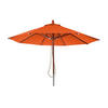 GASTRONOMIE SONNENSCHIRM RUND Orange - Orange, Holz (400/400cm) - MCW