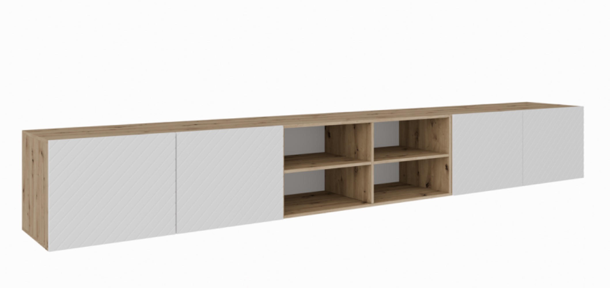 Sepro Meble Tv-Lowboard Weiß 300x41x40 cm