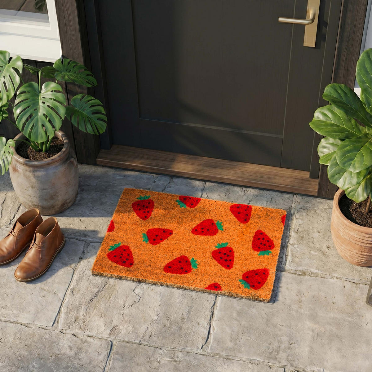 ROHOŽ - viacfarebná, textil/plast (60/40cm) - Relaxdays
