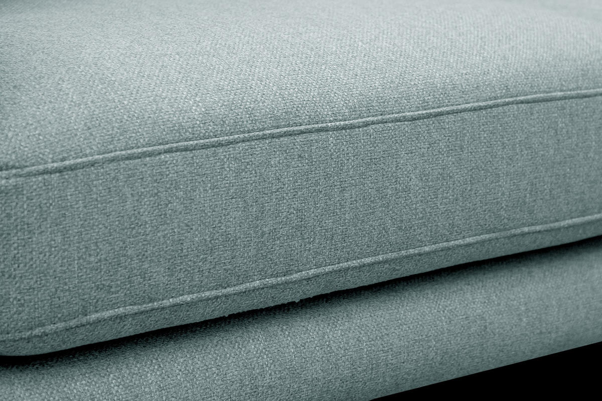 SOFA MEDIOLANE 2,5-Sitzer, mint - Mintgrün, Holzwerkstoff/Textil (203/87/96cm) - Courtois Laville