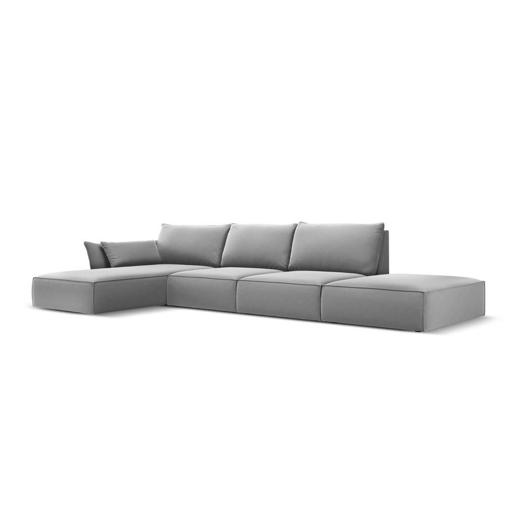 Thumbnail - Micadoni Ecksofa, Grau, Textil, 5-Sitzer, L-Form, 364x171 cm, Hergestellt in Europa, Oeko-Tex®, Wohnzimmer, Sofas & Couc...