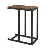 BEISTELLTISCH 64cm Braun - Braun, Holz (45/25/64cm) - COSTWAY