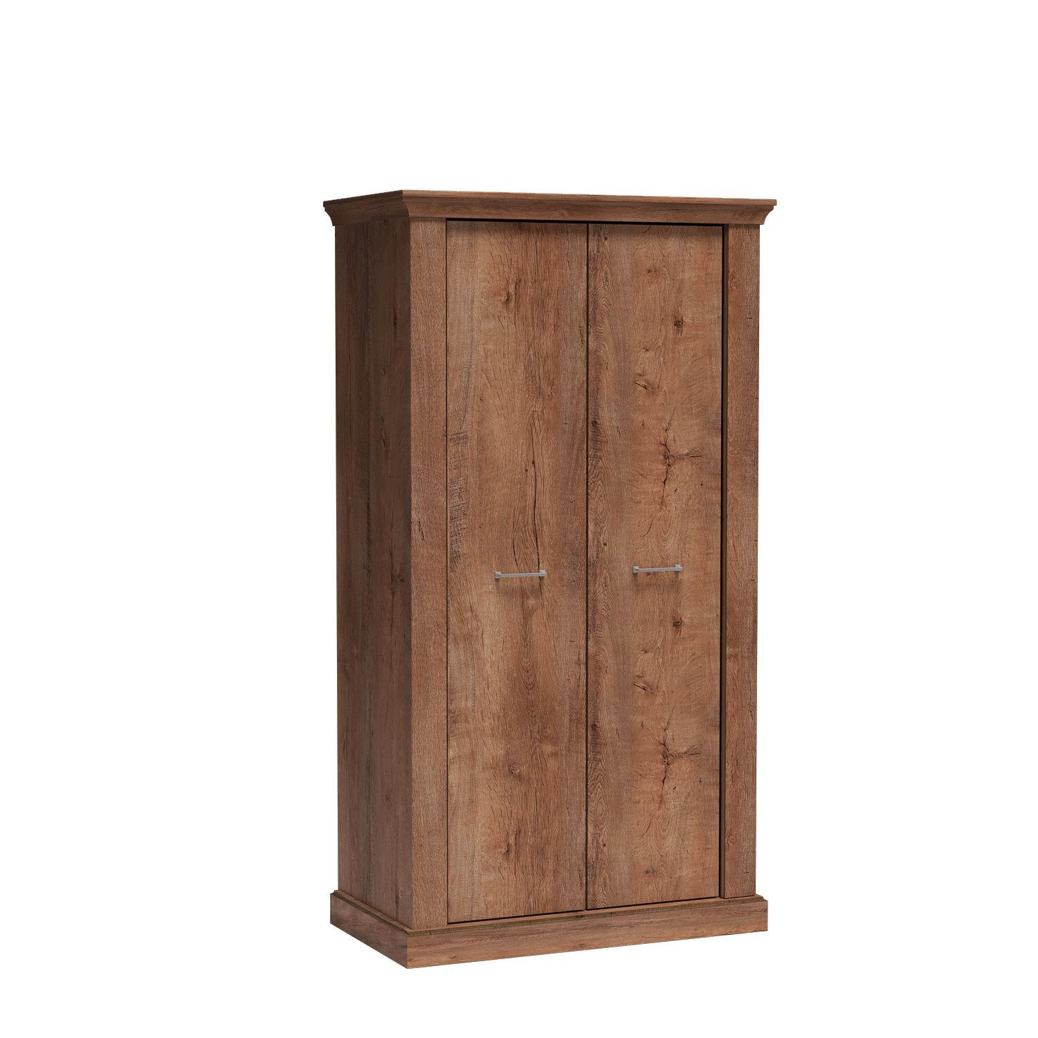 Masseno Drehtürenschrank Braun 107x198x58 cm