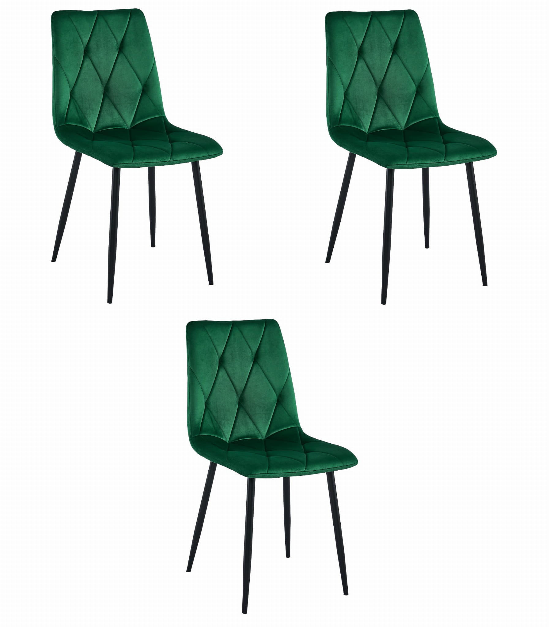 Valora Esszimmerstuhl Dunkelgrün 44.5x87x54.5 cm