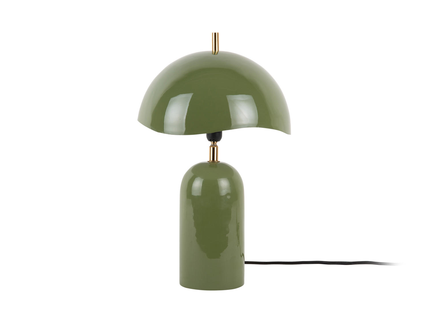TISCHLAMPE Querido - Grün - 41 cm - Grün, Metall (25/25/41cm) - Leitmotiv