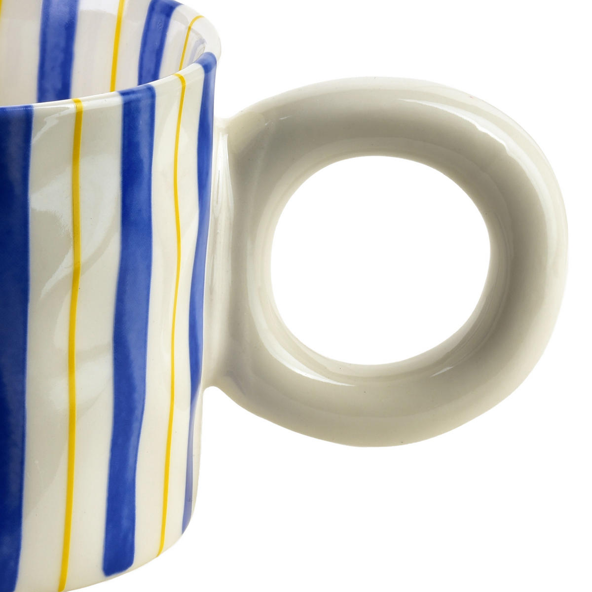 BECHER Rodi blau 10/15.5/8 cm Porzellan - Blau, Keramik (0.38L) - Mondex