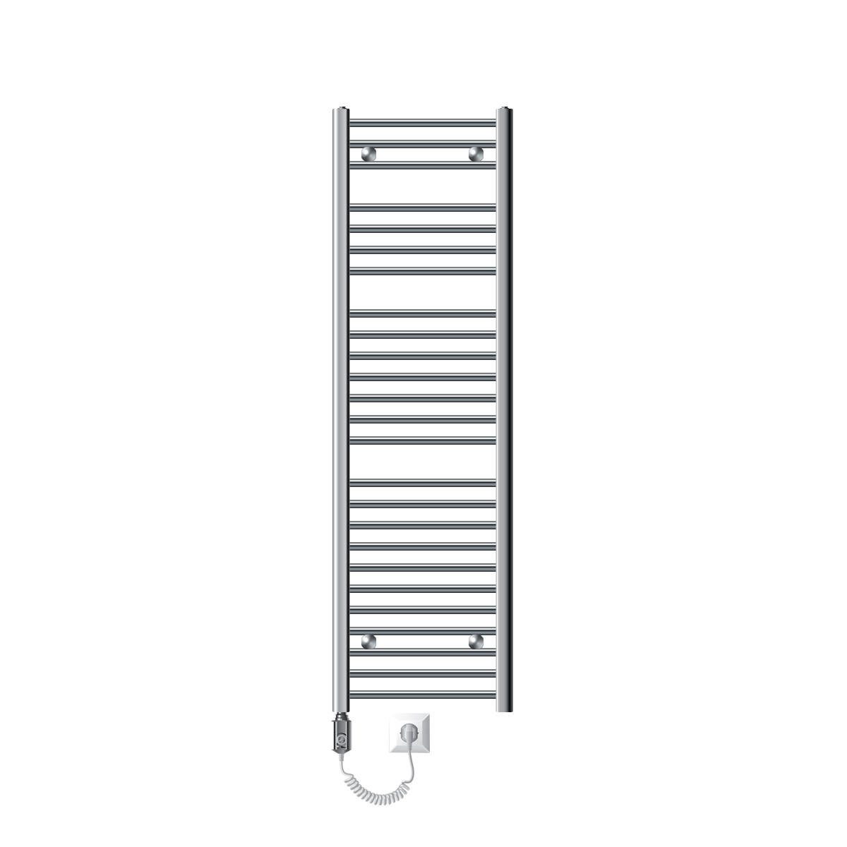 BADHEIZKÖRPER - Chromfarben, Metall (3/150/40cm) - LuxeBath