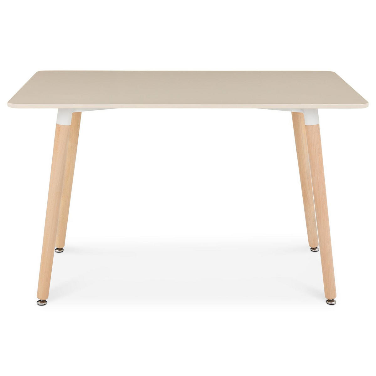 ESSTISCH SHANNON cremeweiß - Creme, Holz/Holzwerkstoff (70/120/75cm) - IDIMEX