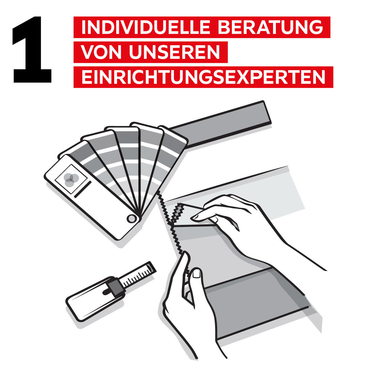 XXXLutz: Vorhangservice Beratung