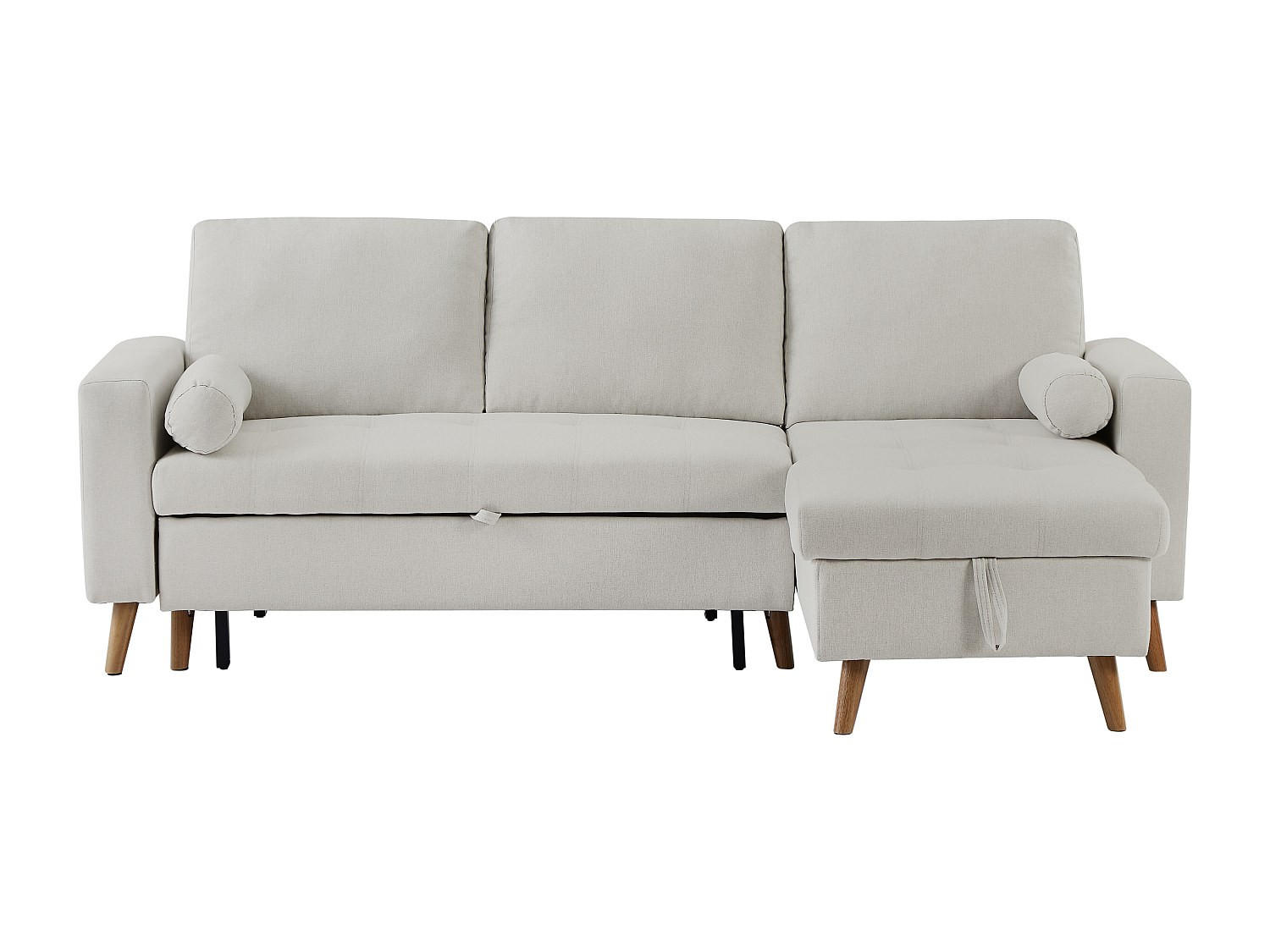 Vente-Unique Schlafsofa Beige 225x88x146 cm