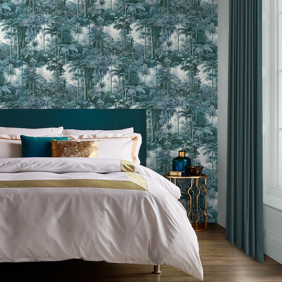 VLIESTAPETE Benmore Ridge - Schwarz, Papier/Kunststoff (52/1000cm) - Graham & Brown