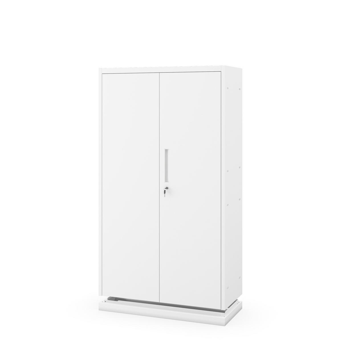 METALLSCHRANK Megan - Weiß, Metall (90/160/40cm)