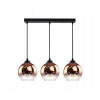 PENDELLEUCHTE MASUR - Transparent/Goldfarben, Glas/Metall (15/60/80cm) - kiki design