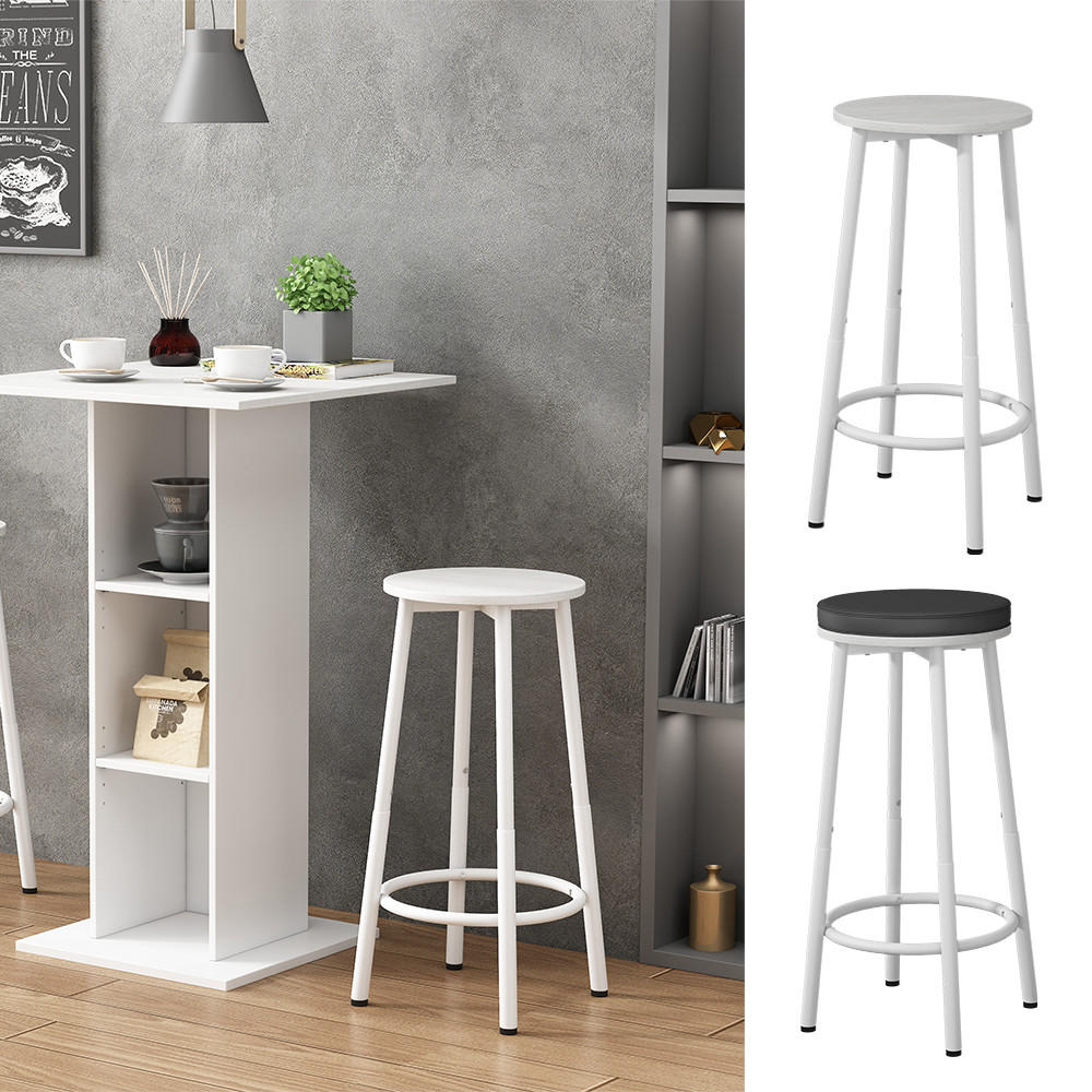 BARHOCKER Edmonton Weiß 31.5 x 64 cm 2 Teile - Weiß, Holzwerkstoff (31.5/64/30cm) - Vicco