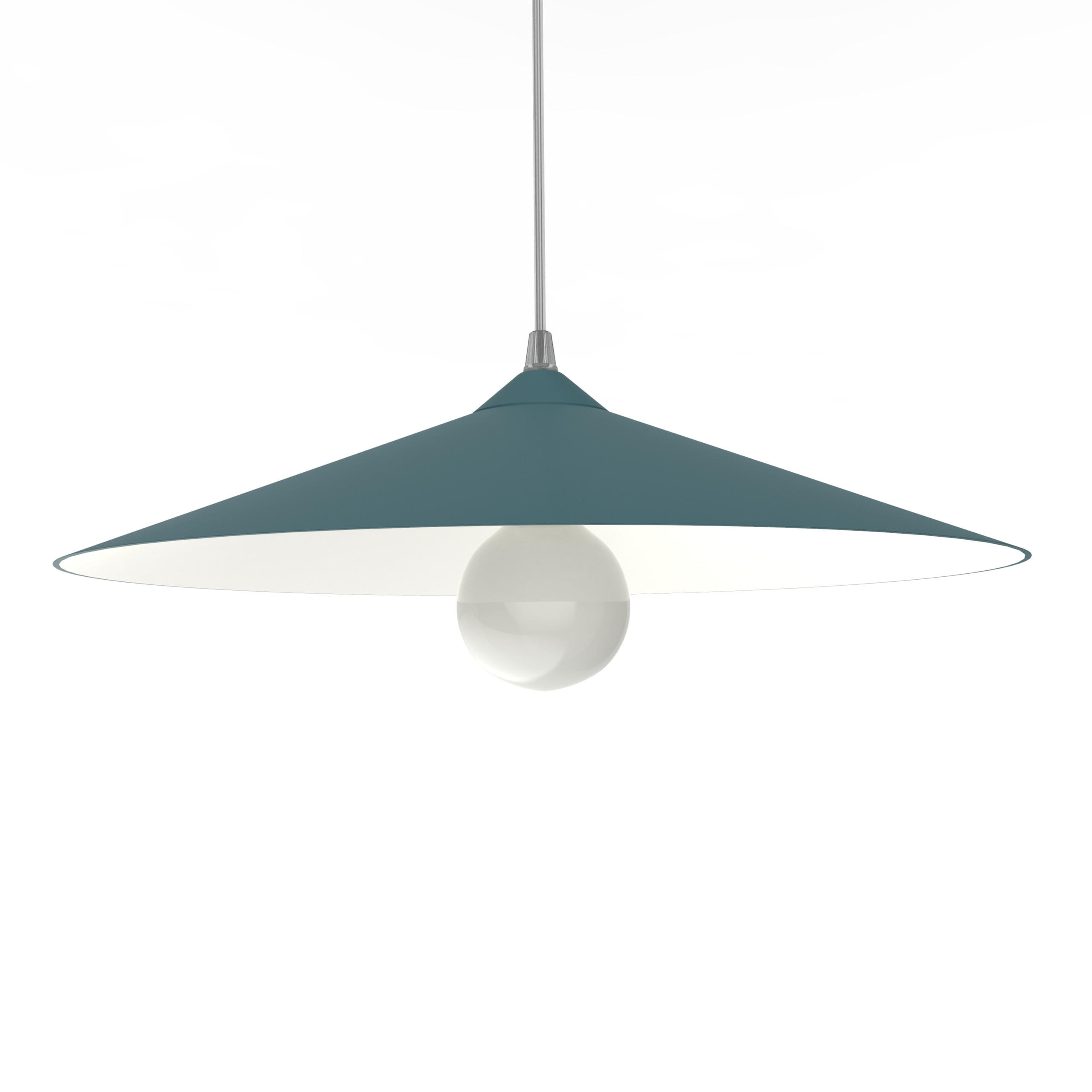 HÄNGELEUCHTE - Blau, Metall (40/40/10cm) - Lumicom