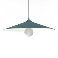 HÄNGELEUCHTE - Blau, Metall (40/40/10cm) - Lumicom